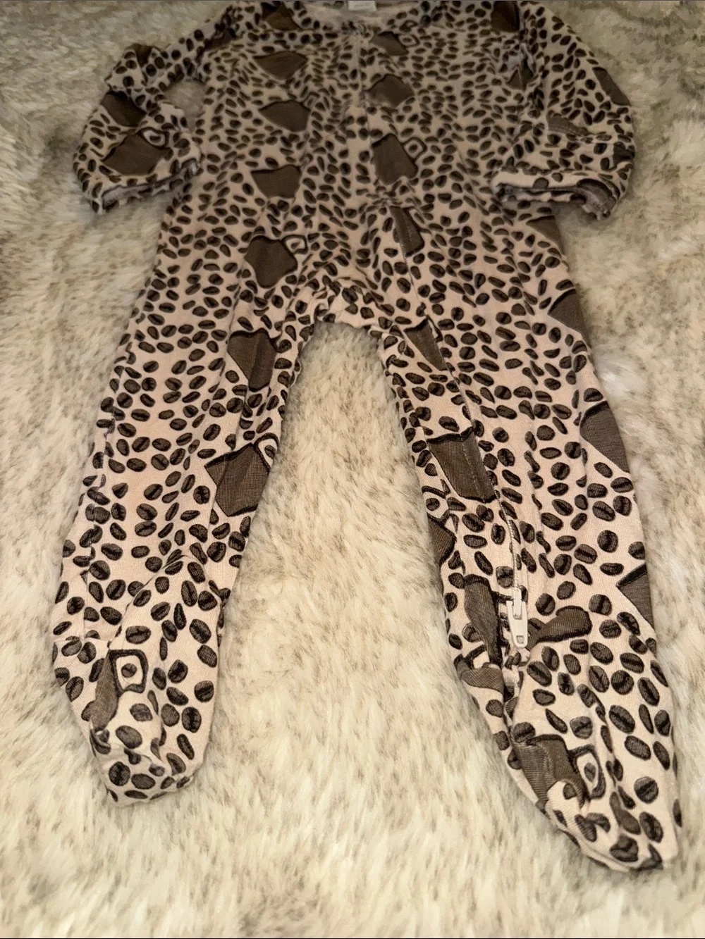 Kate Quinn 6-9 Month Coffee Bean Footie